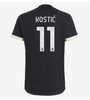 Juventus Filip Kostic #11 Replika Tredjetrøje 2023-24 Kortærmet